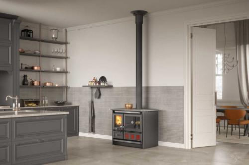 Holzherd Rosa XXL 5.0 Steel von La Nordica